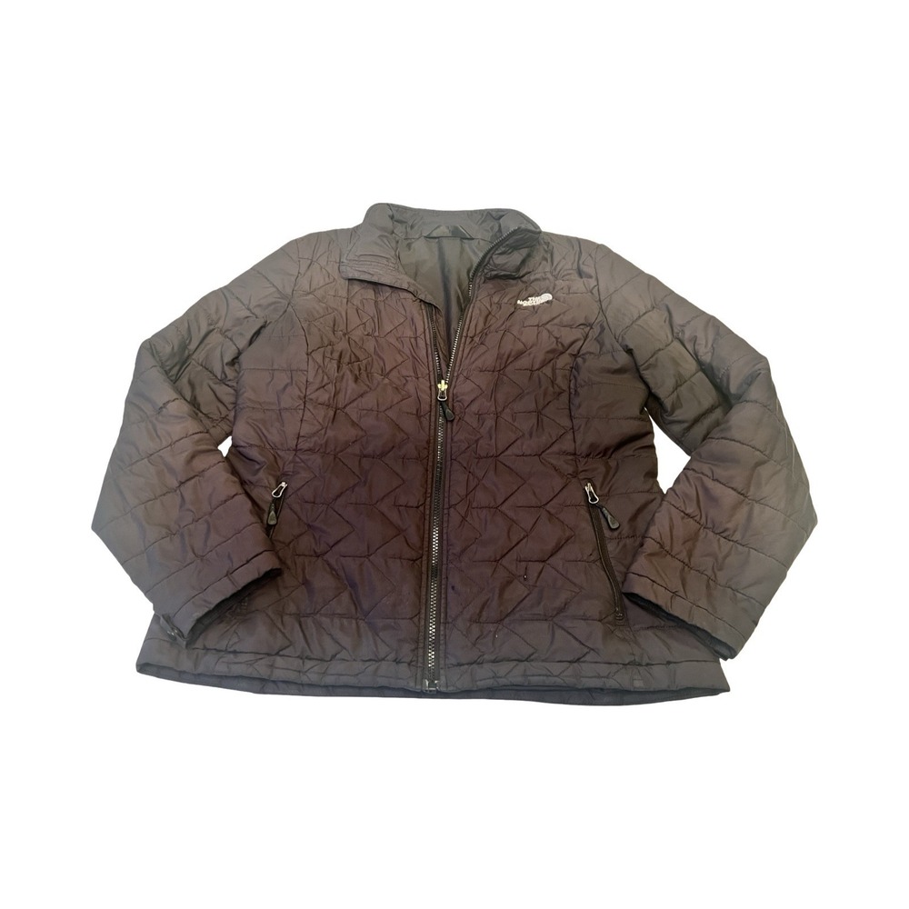 The North Face Thermoball Black Quilted‎ Insulated Puffer Jacket Womens L